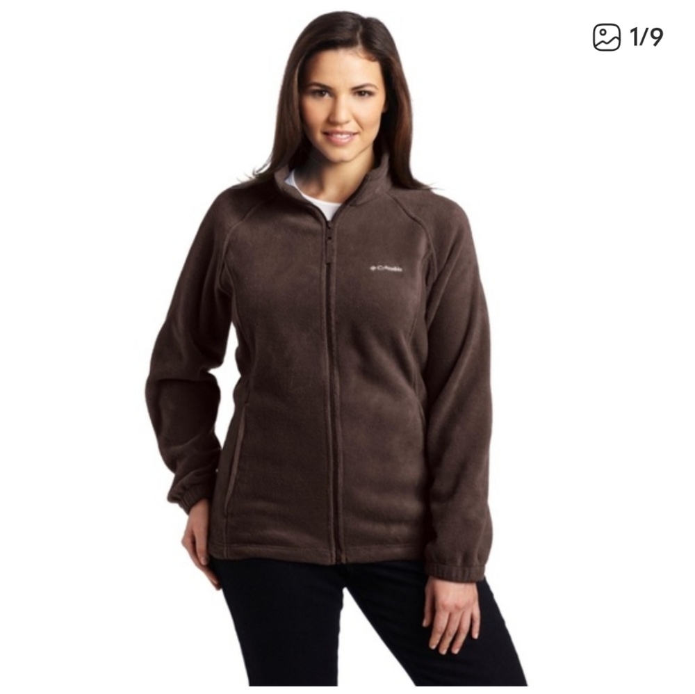 Columbia Brown Fleece Jacket